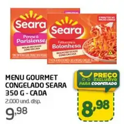 Cooper Menu gourmet congelado seara oferta