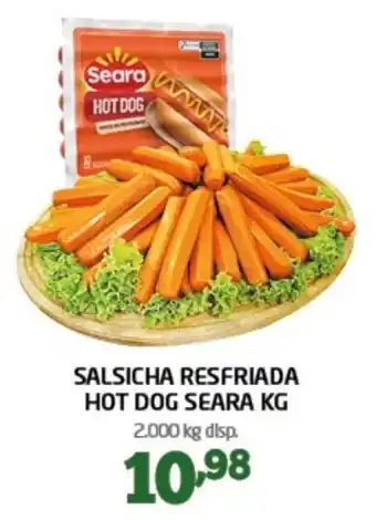 Salsicha resfriada hot dog seara