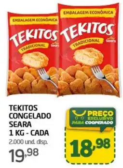 Cooper Tekitos congelado seara oferta