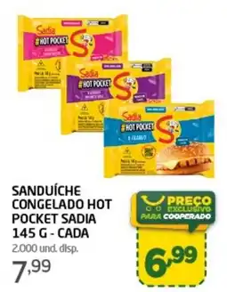 Cooper sanduíche congelado hot pocket sadia oferta
