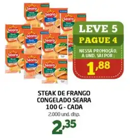 Cooper steak de frango congelado seara oferta