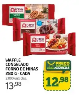 Cooper Waffle congelado forno de minas oferta