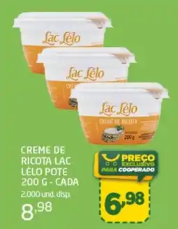 Cooper Creme de ricota lac lélo oferta