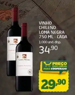 Cooper vinho chileno loma negra oferta