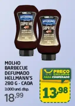 Cooper molho barbecue defumado hellmann's oferta