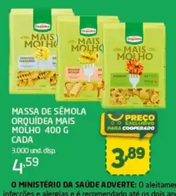 Cooper Massa de sêmola orquídea mais molho oferta