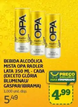 Cooper bebida alcoólica mista opa radler oferta