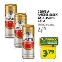 Cooper Cerveja amstel sleek oferta
