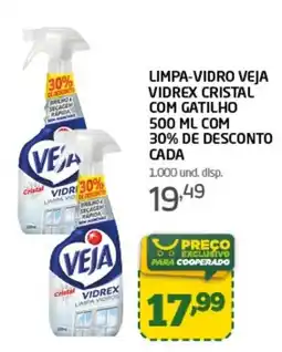Cooper limpa-vidro veja vidrex cristal oferta