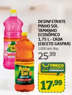 Cooper Desinfetante pinho sol tamanho econômico oferta