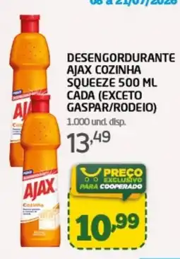 Cooper Desengordurante ajax cozinha squeeze 500 ml oferta