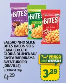 Cooper Salgadinho slice bites bacon oferta