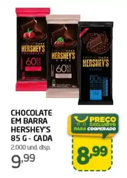 Cooper chocolate em barra hershey's oferta