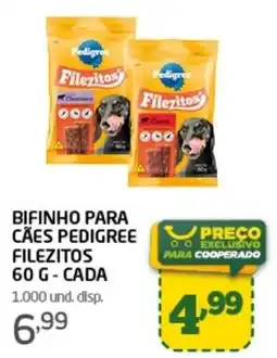 Cooper Bifinho para cães pedigree filezitos oferta