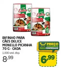 Cooper Bifinho para cães delice monello picanha oferta