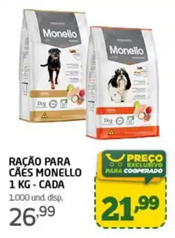 Cooper Ração para cães monello oferta
