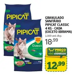 Cooper granulado sanitário pipicat classic oferta