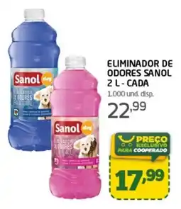 Cooper eliminador de odores sanol oferta