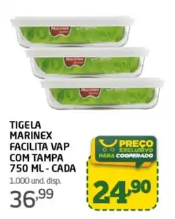 Cooper Tigela marinex facilita vap com tampa oferta