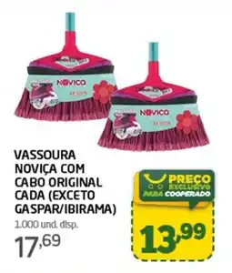 Cooper vassoura noviça com cabo original oferta