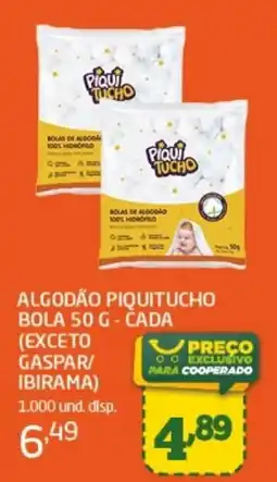 Cooper algodão piquitucho bola 50 g oferta