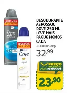 Cooper Desodorante aerossol dove 250 ml oferta