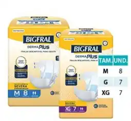 Cooper Bigfral derma plus fralda descartavel para adultos oferta