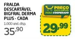 Cooper fralda descartável bigfral derma plus - cada oferta