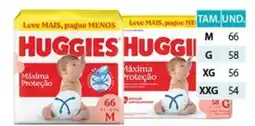 Cooper huggies máxima proteção oferta