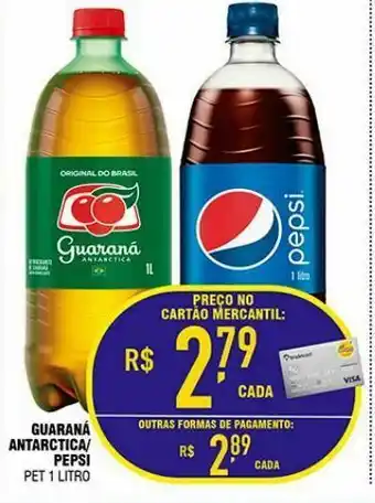 Refrigerante guaraná antartica /  pepsi 1l