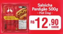 Supermercados São Vicente Salsicha Perdigão Hot Dog oferta