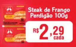 Supermercados São Vicente steak de frango perdigão oferta