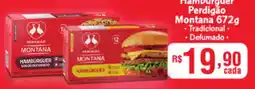 Supermercados São Vicente Hambúrguer perdigão montana oferta