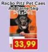 Fonte Nova Ração Pitz Pet Caes Ad Carne Sg oferta
