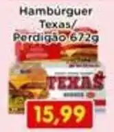 Fonte Nova Hambúrguer texas/ perdigão oferta