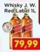 Fonte Nova Whisky J. W. Red Label 1L oferta