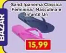 Fonte Nova Sand Ipanema Classica Feminina/ Masculina e Infantil Un oferta