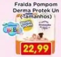 Fonte Nova Fralda Pompom Derma Protek Un oferta