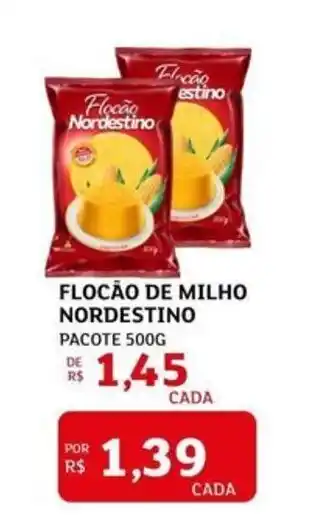 Assaí Atacadista Flocão de milho nordestino oferta