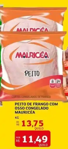 Assaí Atacadista Peito de frango com osso congelado mauricéa oferta