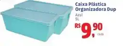 Camiño supermercados Caixa Plástica Organizadora Dup Azul oferta