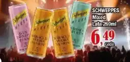 Supermercados Unidos SCHWEPPES Mixed Lata oferta