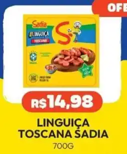 Giassi Supermercados Linguiça toscana šadia oferta