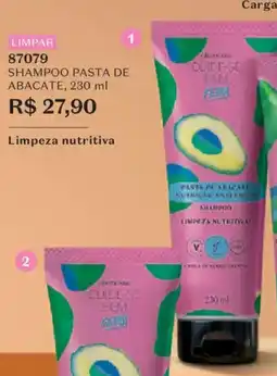 O Boticário Shampoo pasta de abacate, oferta