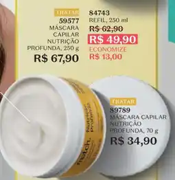 O Boticário Máscara capilar profunda, oferta