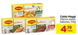 Carrefour Caldo maggi menos sódio, sabores oferta