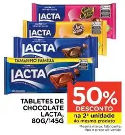Carrefour tabletes de chocolate lacta oferta