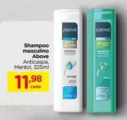 Carrefour Shampoo masculino Above Anticaspa, Mentol oferta