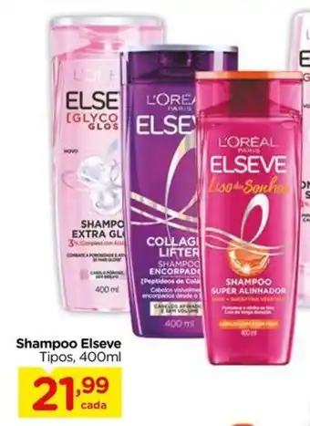 Carrefour Shampoo elseve tipos oferta