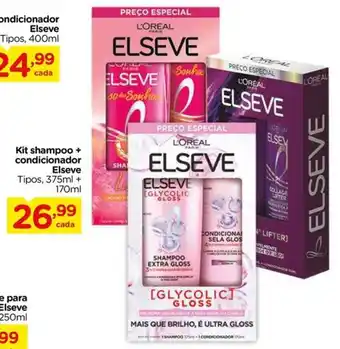 Carrefour Kit shampoo + condicionador elseve oferta